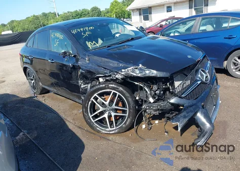 2017 Mercedes-Benz Gle Coupe 43 Amg z USA, uszkodzony, nr VIN 4JGED6EB2HA084962